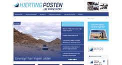 Desktop Screenshot of hjertingposten.dk